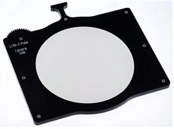 MCS-E003,Rotating Pola Tray compatible with LMB-5,LMB-15,LMB-25,MB-19, LMB4x5. PLEASE NOTE THIS PRODUCT COMES WITHOUT THE FILTER....The filters are available at https://www.schneideroptics.com/Ecommerce/CatalogItemDetail.aspx?CID=2225&IID=4417
